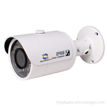 Waterproof IR Network Camera, 3.0 Megapixels, HD, 1080P Night Vision, 6mm ir 20m, PoE
